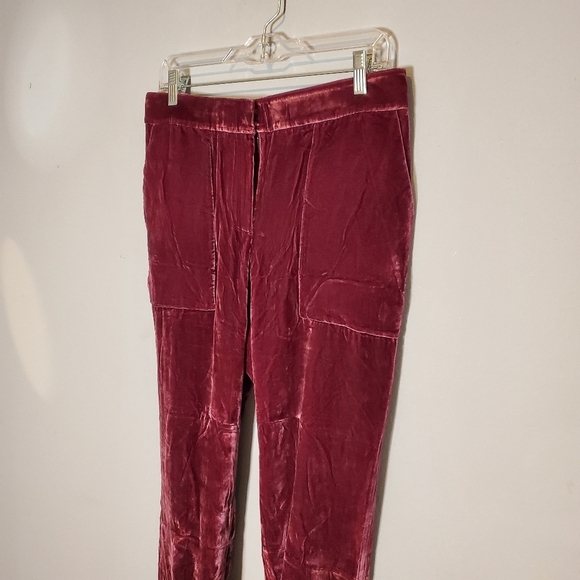 NWT J Crew Brady Pant Velvet size 8 - Picture 3 of 10